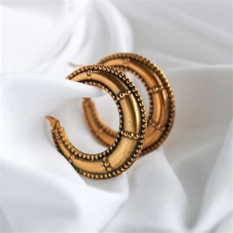 yves saint laurent hoop earrings